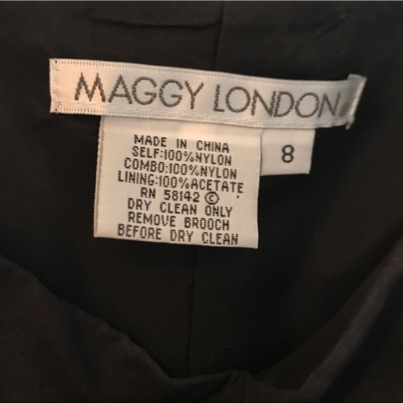 Maggie London Black Cocktail Dress - Picture 5 of 5